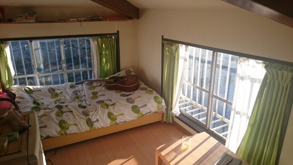 Room in share-house at Yanaka, Tokyo.